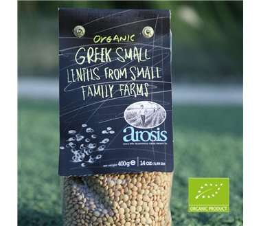 ORGANIC GREEK SMALL LENTINS AROSIS 400g