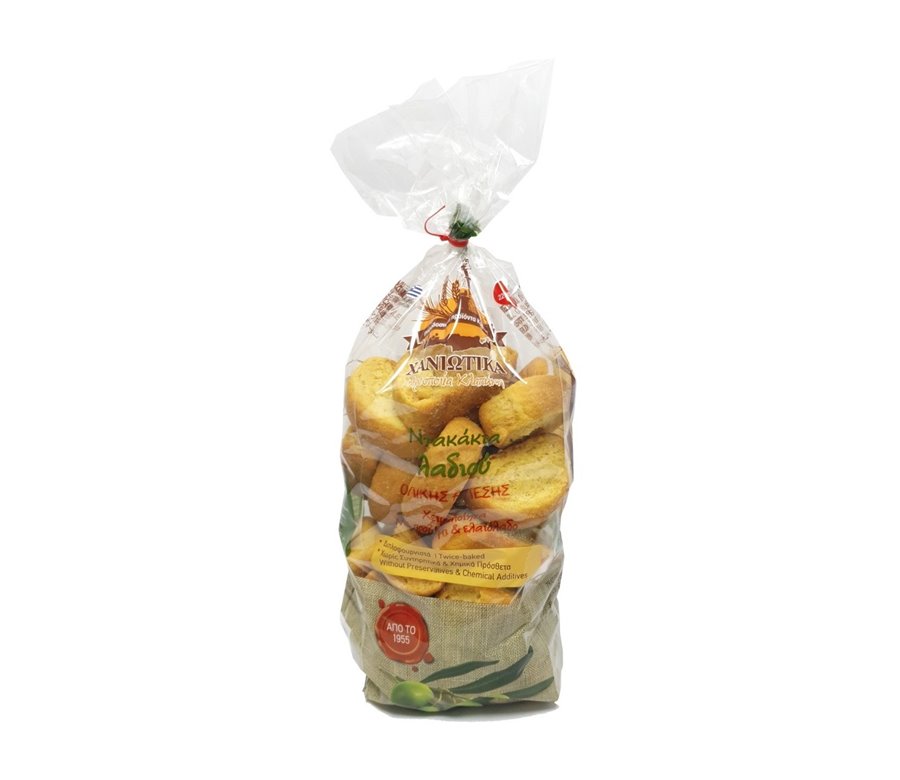 MINI OLIVE OIL RUSKS CHANIOTIKA 300g