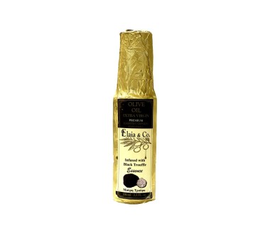 EXTRA VIRGIN OLIVE OIL INFUSED WITH BLACK TRUFFLE EVOO ELAIA&CO 100ml